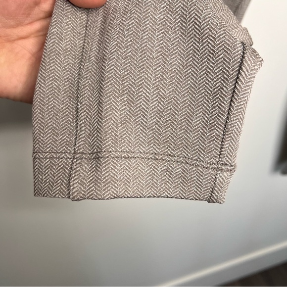 Athleta Delancey Herringbone Tight Tan High-Waisted Leggings size large - Picture 6 of 13